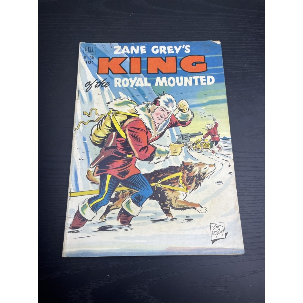 Four Color #384 King Of The‎ Royal Mounted Dell 1952 Golden Age Comic